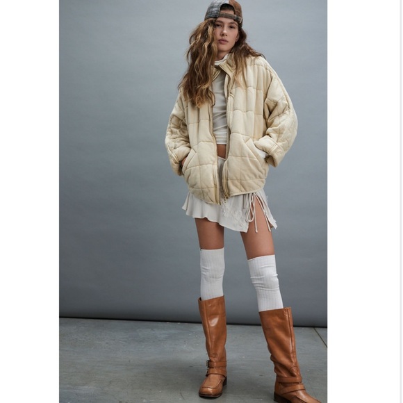 Free People Dolman Quilted Knit Jacket - Picture 11 of 11